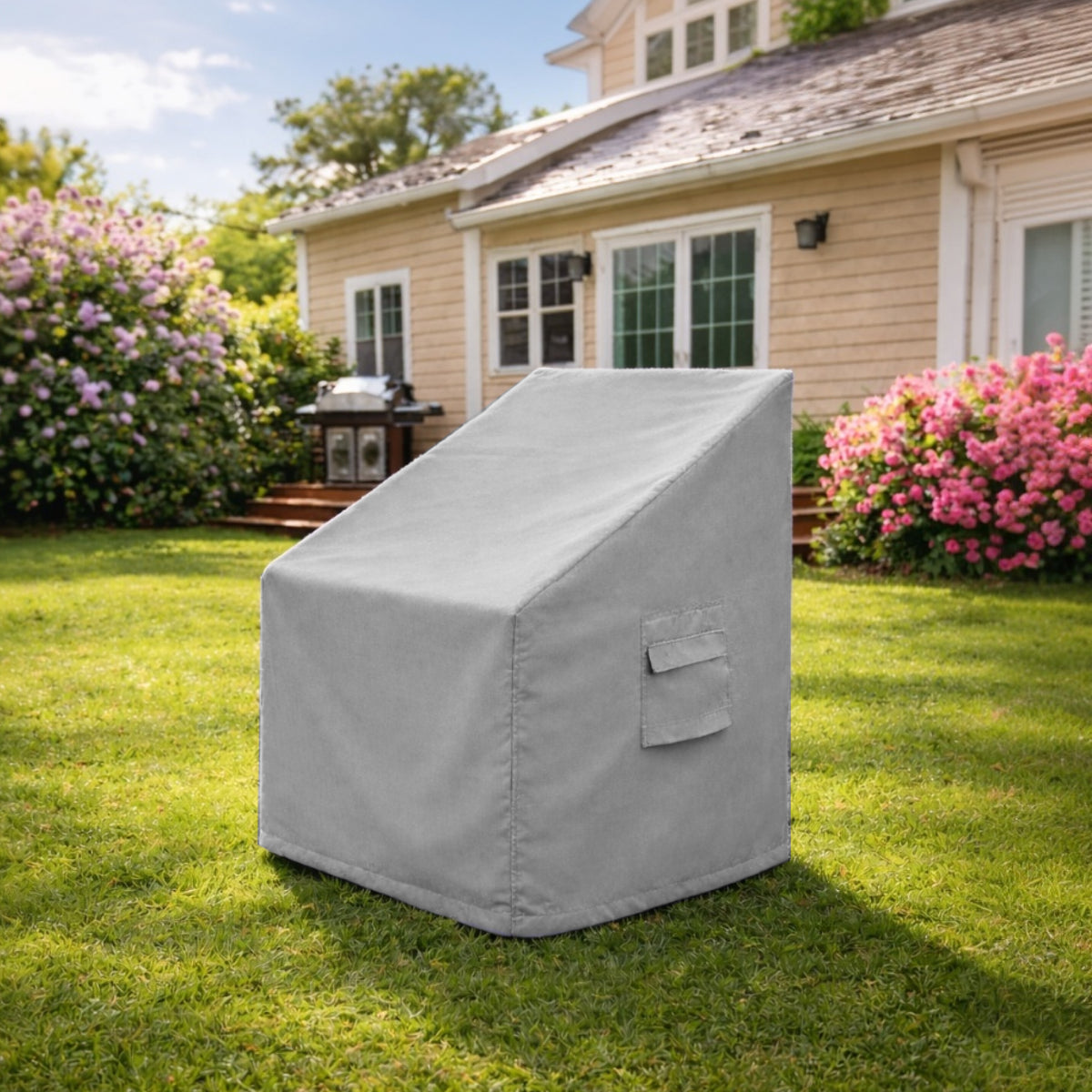 Custom Outdoor Dining Armchair Cover