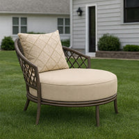 Custom Round Cushion Covers - detail view
