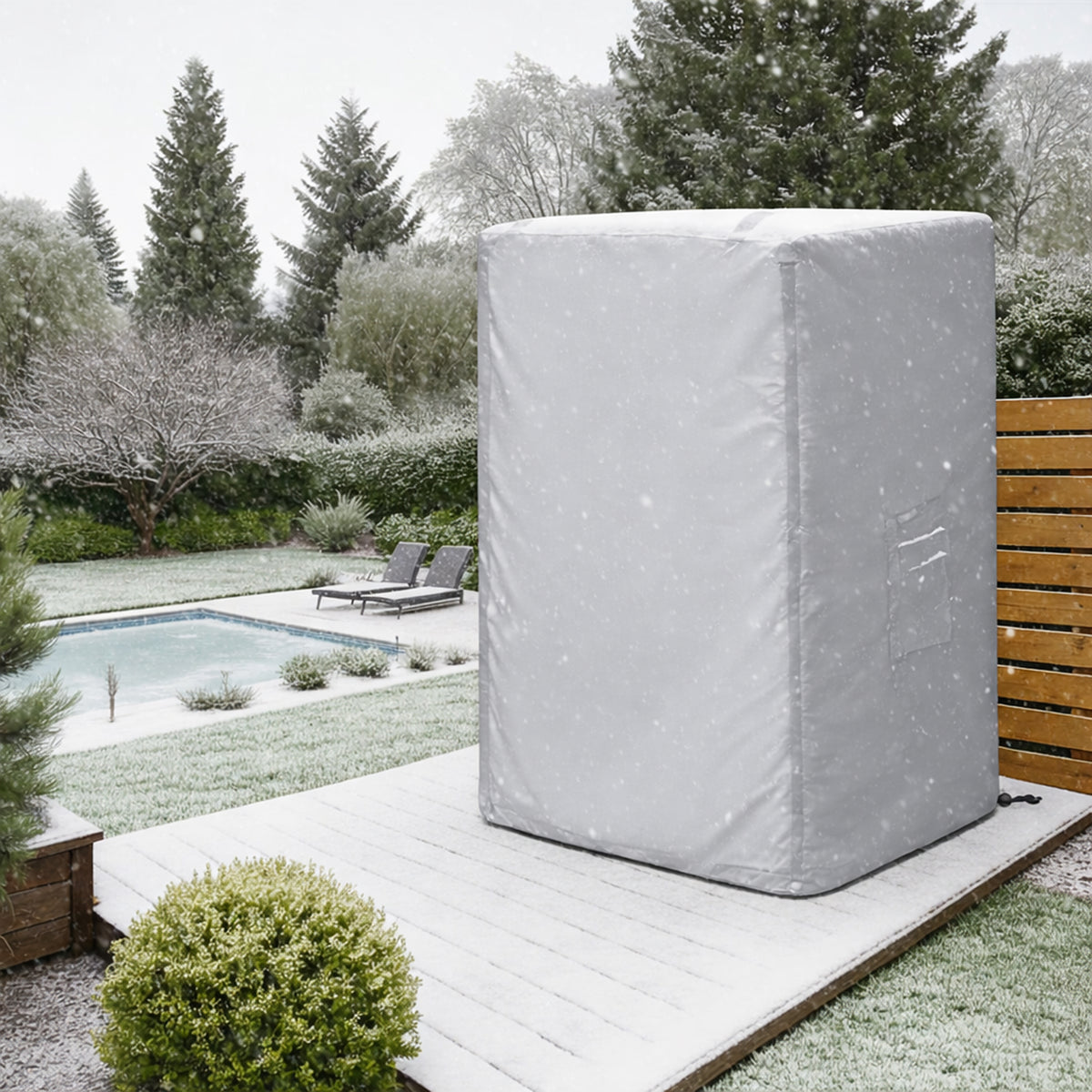 Custom Outdoor Sauna Cover