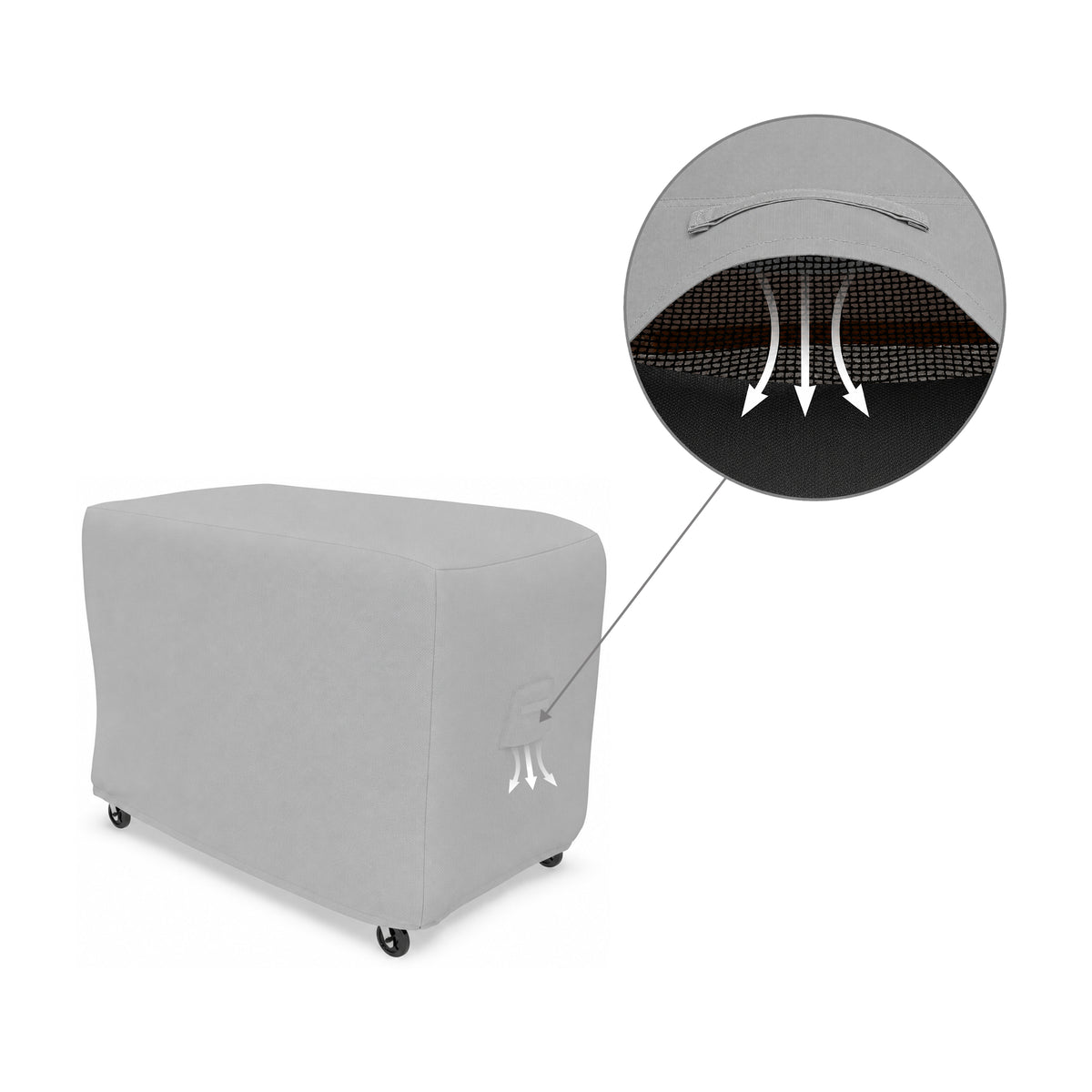 Custom Outdoor Serving Cart Cover