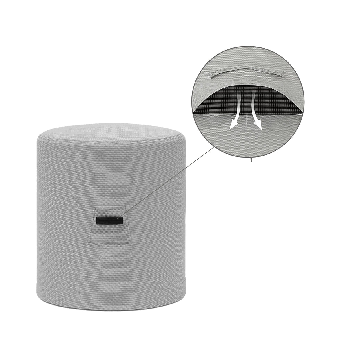 Custom Cylinder/Round Covers - front view - view 4