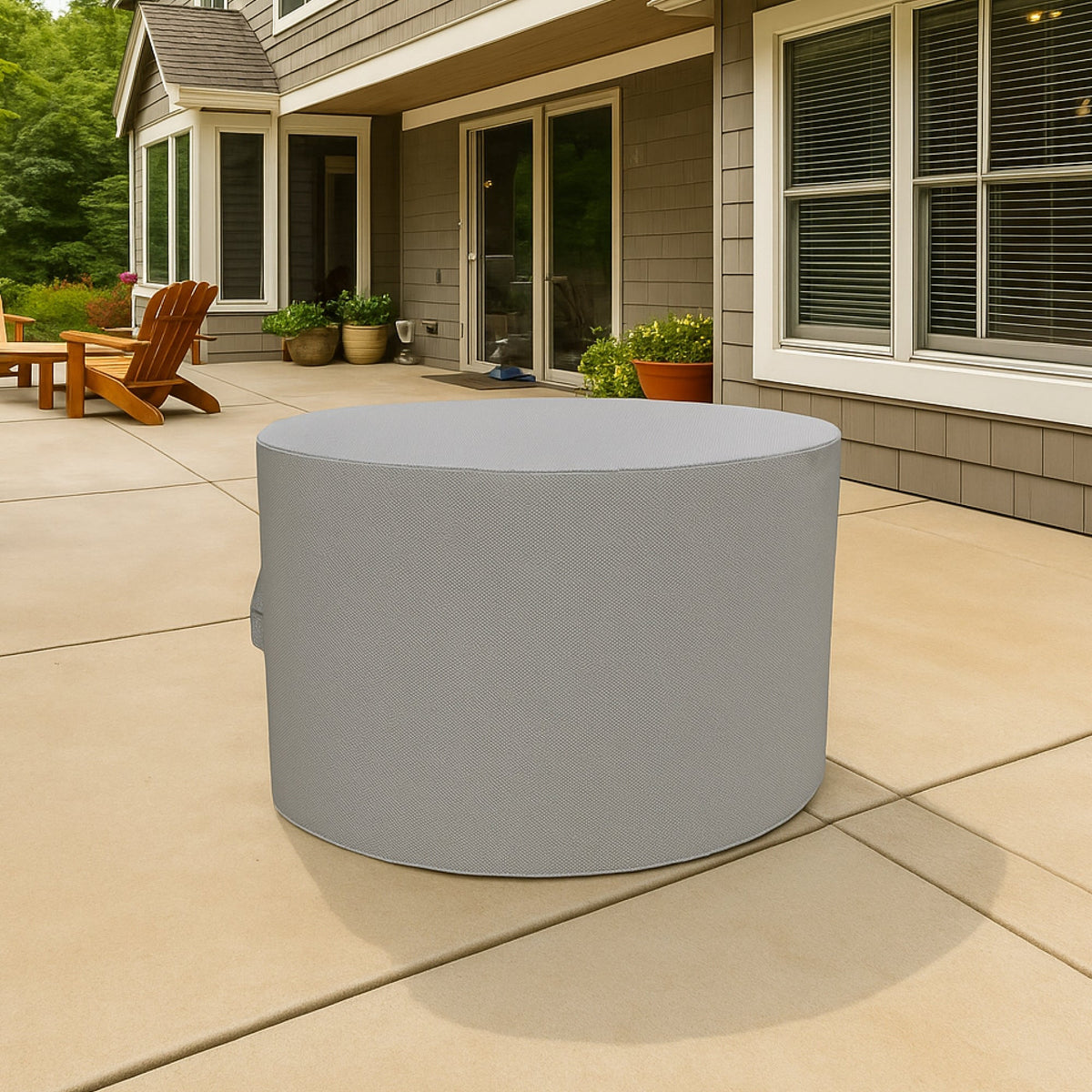 Custom Oval Covers - side view - view 3
