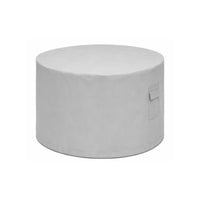 Custom Oval Dining Table Chair Set Cover - front view