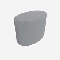 Custom Oval Ottoman Cover