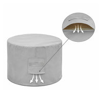 Custom Oval Table Cover - detail view