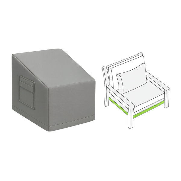 Custom Patio Deep Seating Chair Cover