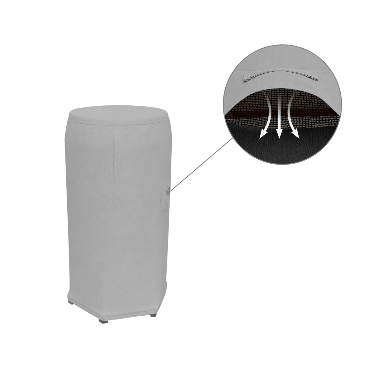 Custom Patio Heater Cover