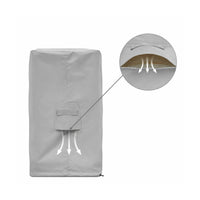 Custom Pedestal Bar Table Cover - Style 2 - detail view