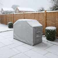 Custom Pellet Grill Cover - side view