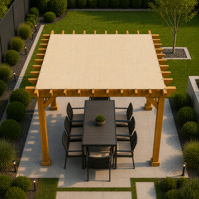 Custom Pergola Shade Cover - Style 1