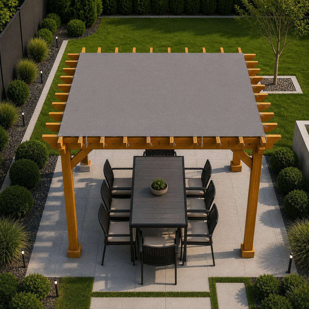 Custom Pergola Shade Cover - Style 1