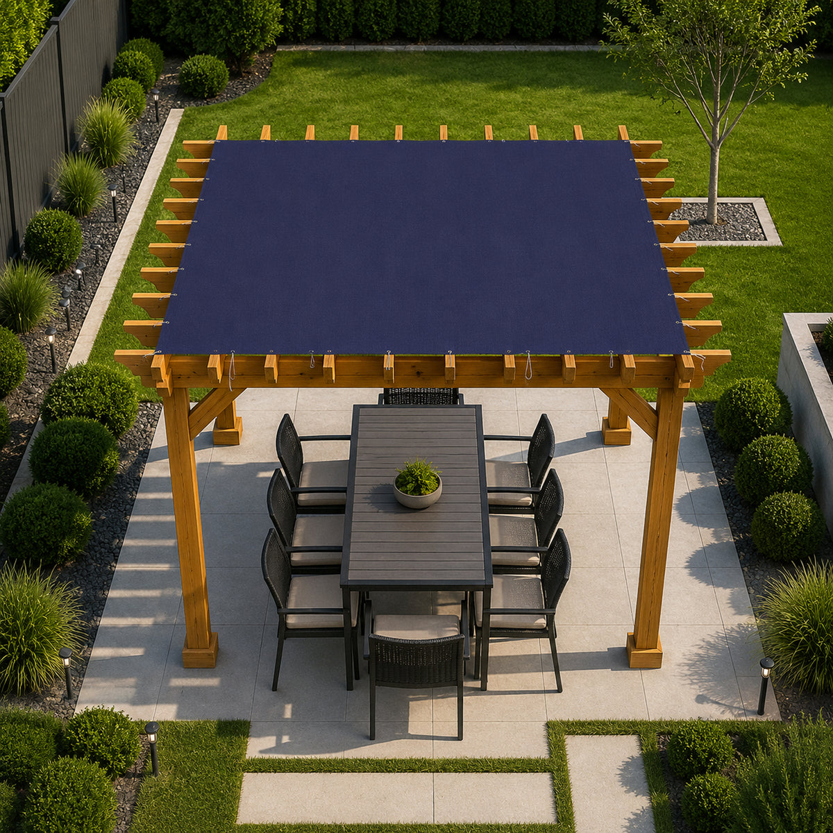 Custom Pergola Shade Cover - Style 1