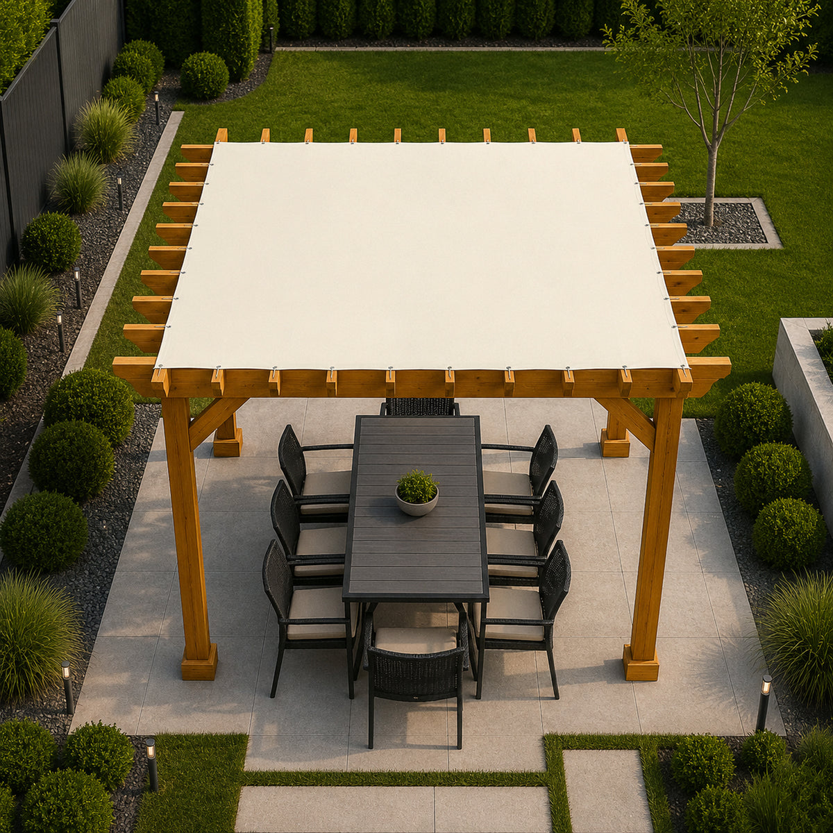 Custom Pergola Shade Cover - Style 1