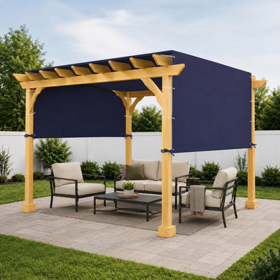Custom Pergola Shade Cover - Style 2