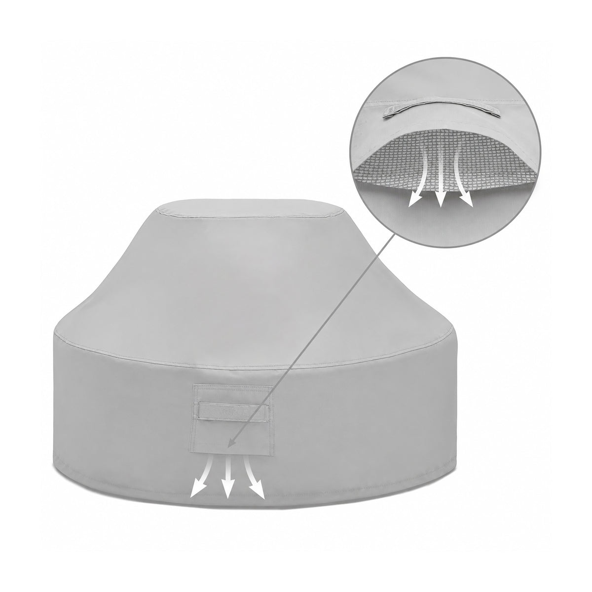 Custom Picnic Table Cover - Round