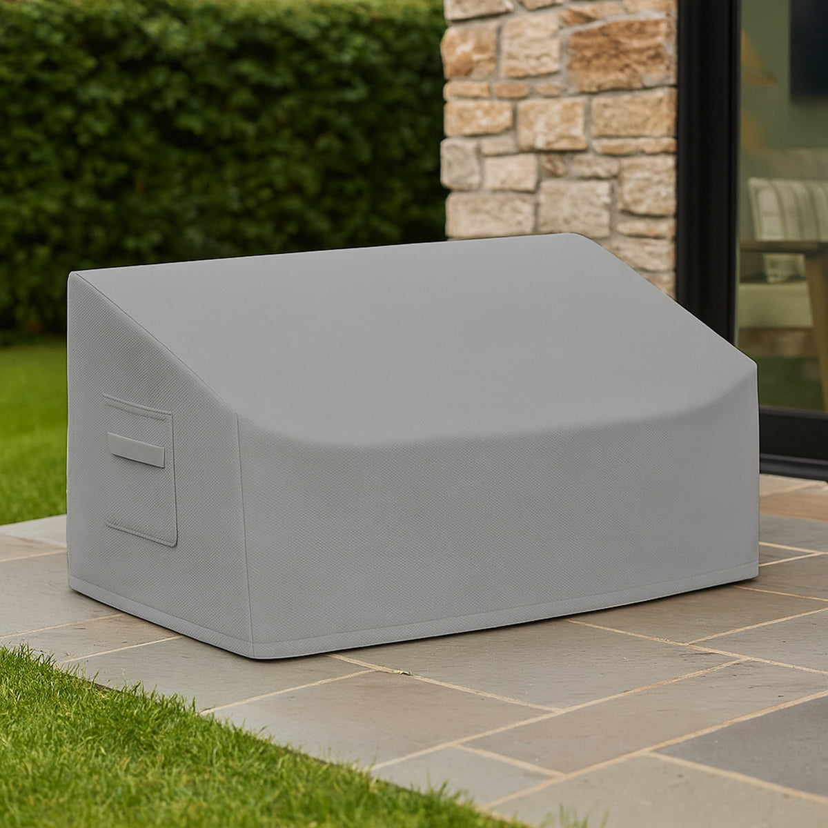 Custom Platform Bench Cover - detail view
