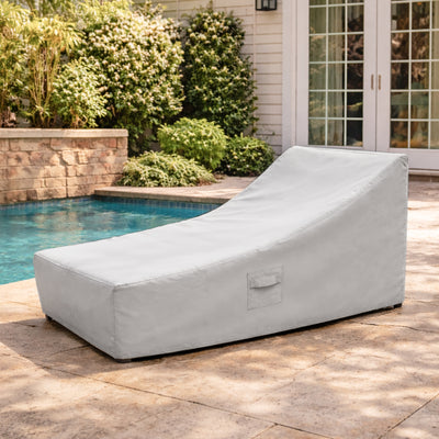 Custom Poolside Chaise Lounge Cover - alternate view