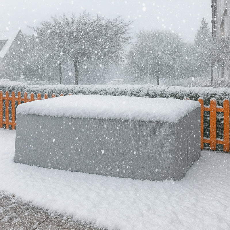 Custom Rectangular Fire Pit Cover - Style 1