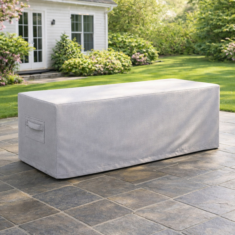 Custom Rectangular Fire Pit Cover - Style 2