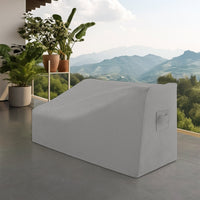 Custom Rectangular Outdoor Daybed Cover - detail view