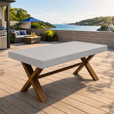 Custom Rectangular Table Top Cover - alternate view