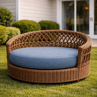 Custom Round Cushion Covers - front view