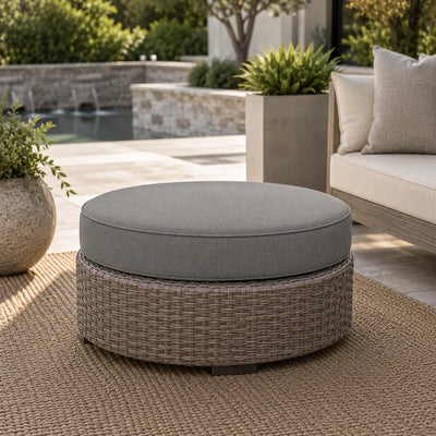 Ottoman Cushion Cover - Round