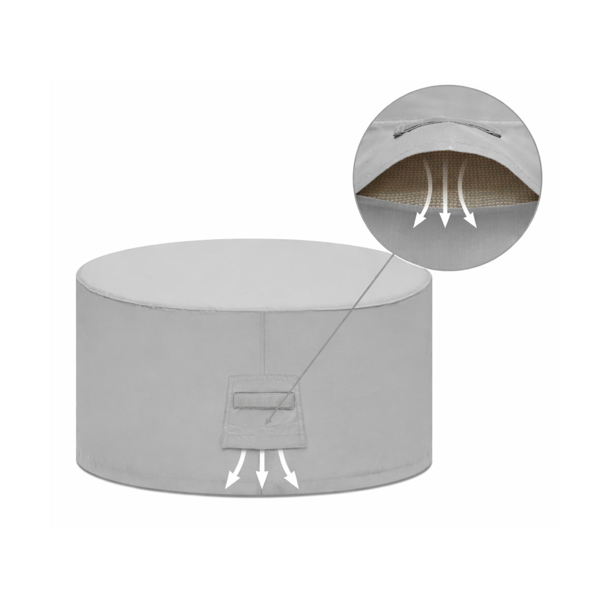 Custom Round Table Dining Chair Set Cover