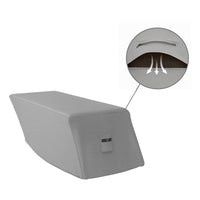 Custom Slanted Rectangular Covers - detail view