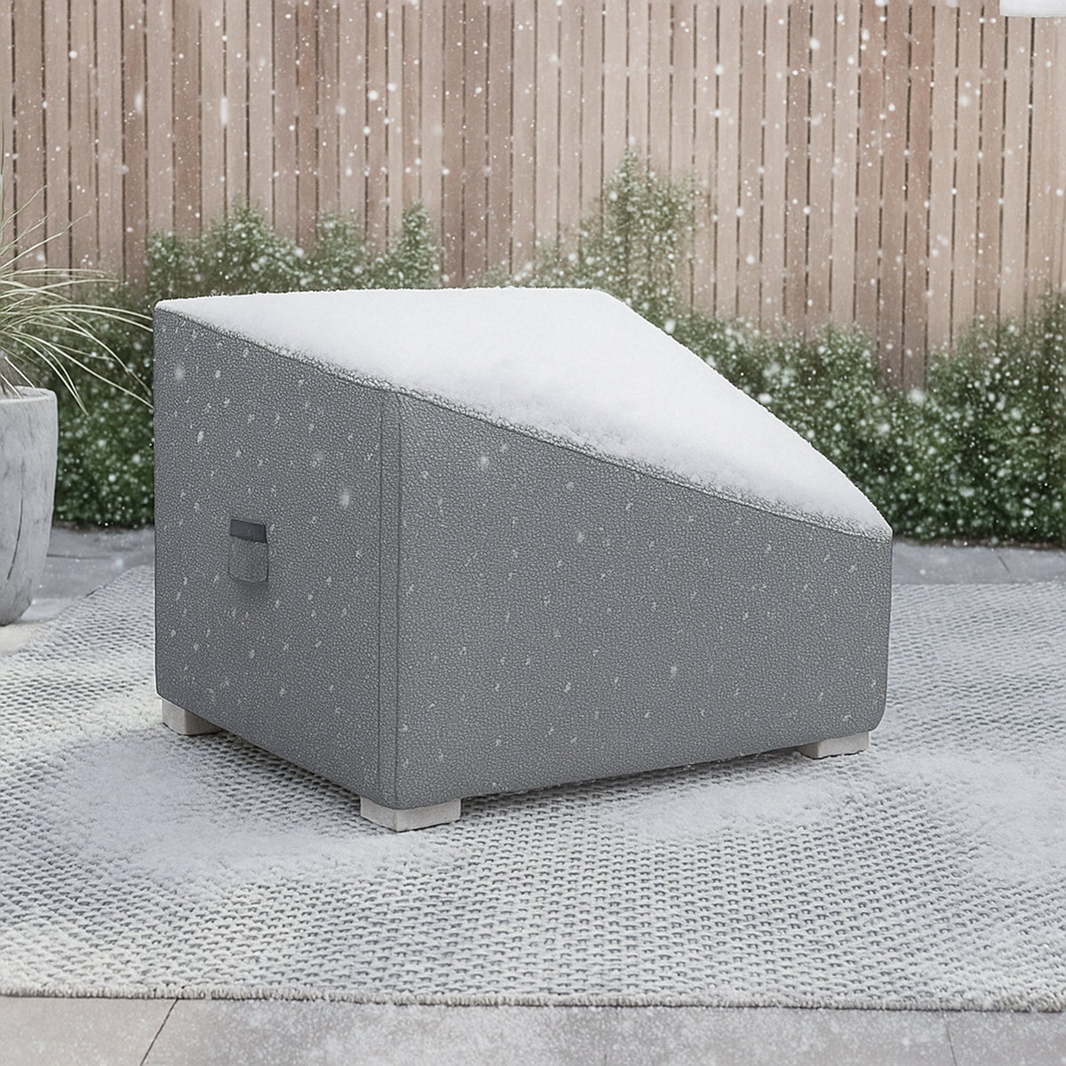 Custom Slanted Square Covers - side view - view 6