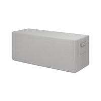 Custom Slatted Bench Cover - front view