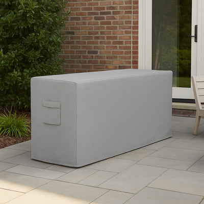 Custom Slatted Shoe Bench Cover - alternate view