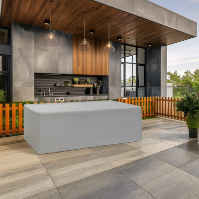 Custom Minimalist Bench Cover - alternate view