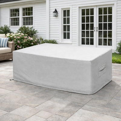 Custom Square/Rectangle Dining Table Chair Set Cover - Style 1 - alternate view