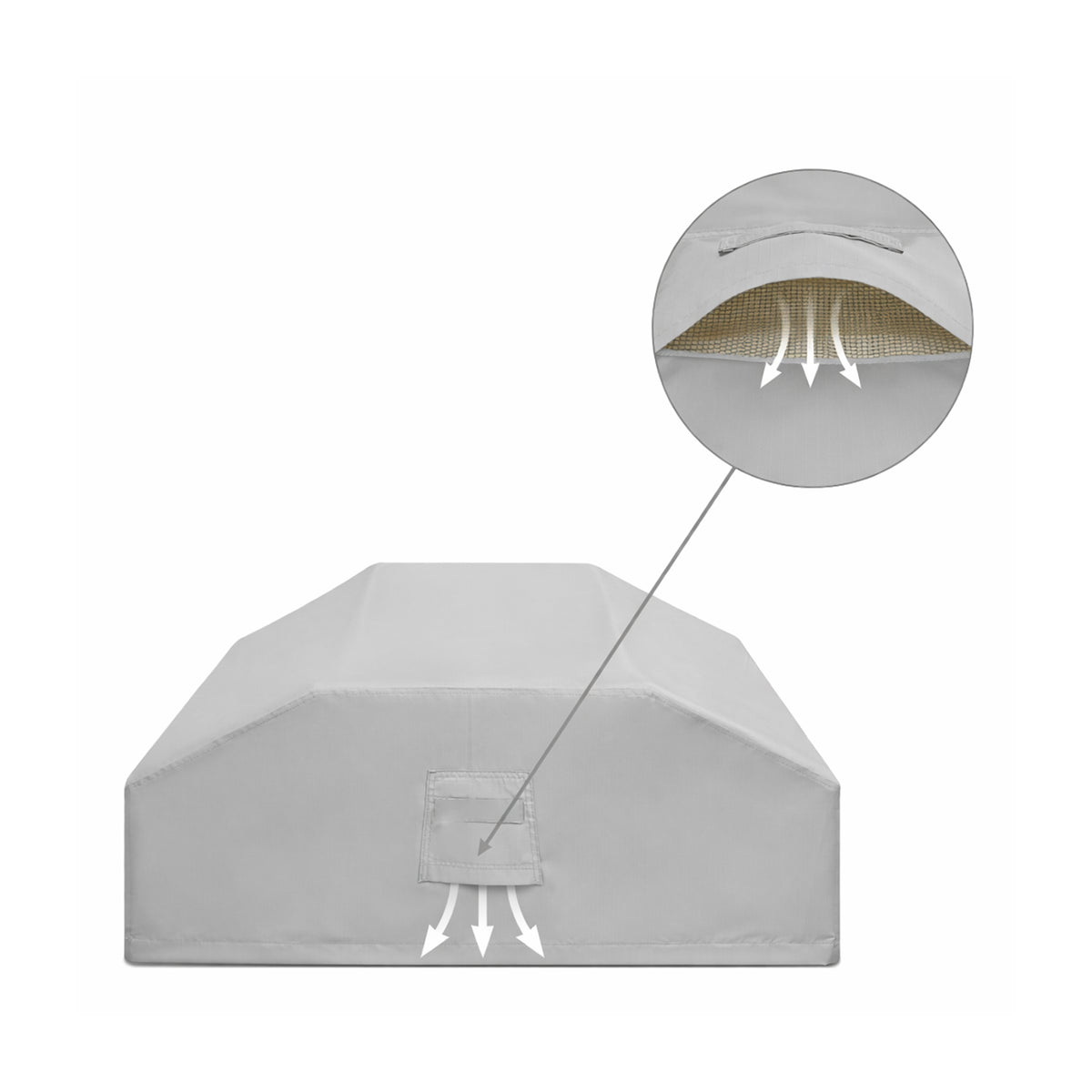 Custom Bar Table & Stool Set Cover - detail view - view 4