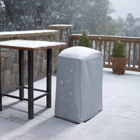Custom Square Chiminea Covers - side view