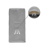 Custom Square Chiminea Covers - detail view