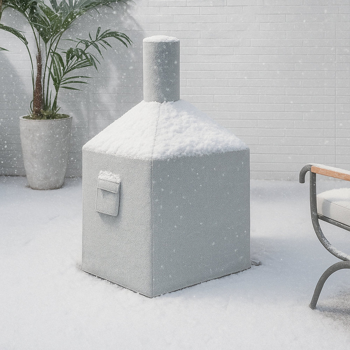 Custom Square Fire Pit Chiminea Covers