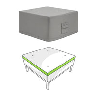 Custom Square Ottoman Cover