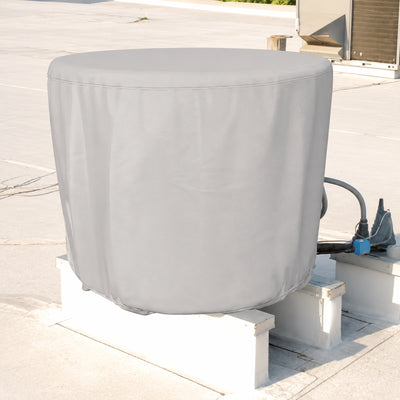 Custom Swamp Cooler Covers - Down Discharge - Round - alternate view