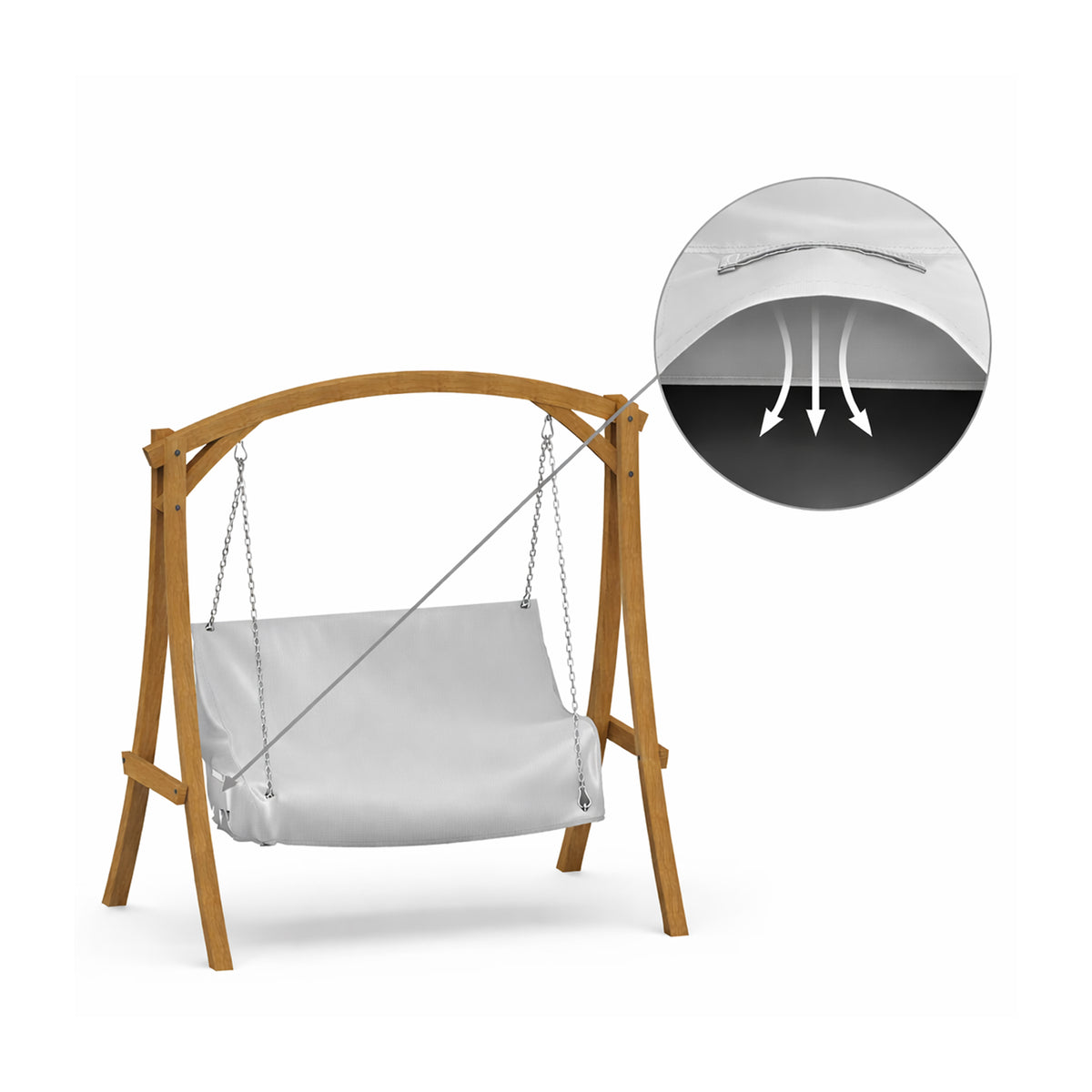 Custom Swing Cover - detail view - view 4