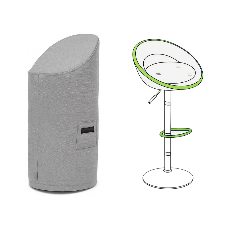 Custom Swivel Bar Stool Cover