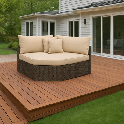 Custom Trapezoidal Cushion Covers - alternate view