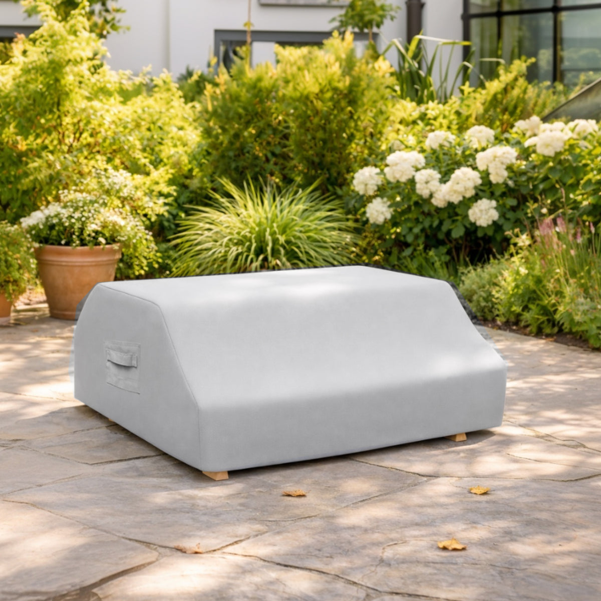 Custom Trapezoidal Prism Shaped Covers - front view