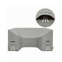 Custom U shaped Couch Covers - Style 3 - detail view