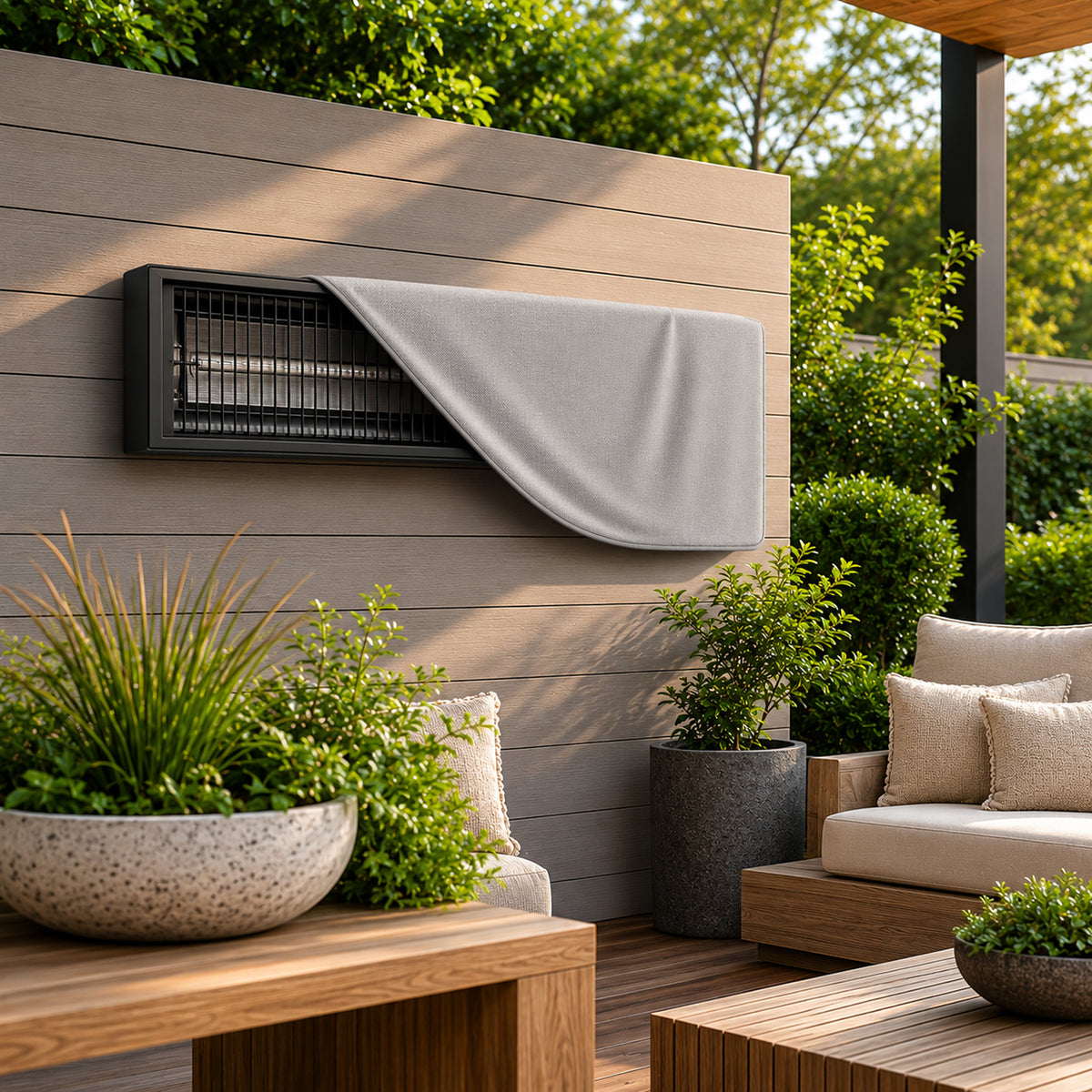 Custom Wall-Mounted Infrared Heater Cover