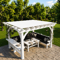 Custom Waterproof Pergola Cover - Style 1