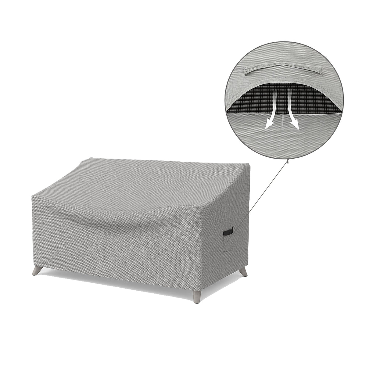 Custom Wedge Shaped Covers - front view - view 4