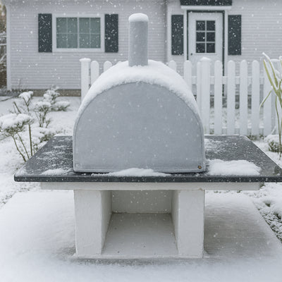 Custom Wood-Fired Pizza Oven Cover - alternate view