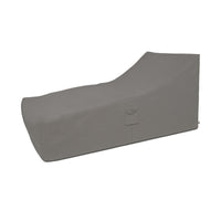Custom Curved Chaise Lounge Cover - front view